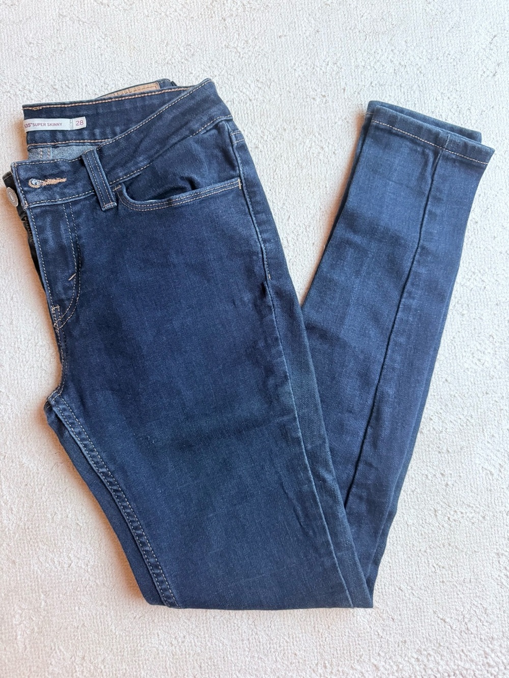 Levi's Women's Skinny Jeans in Dark Indigo Blue